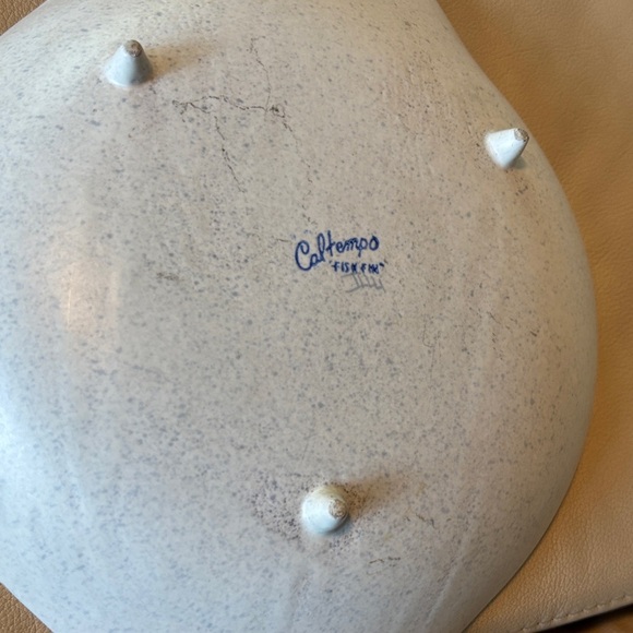 Ceramic Mid Century Modern Collectible Plate Decor MCM Fish - Picture 4 of 4